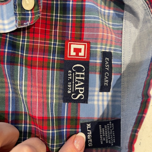 Chaps short sleeve button down - Picture 2 of 2